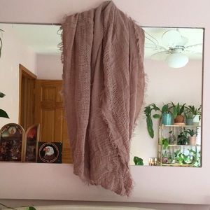 Dusty rose infinity scarf